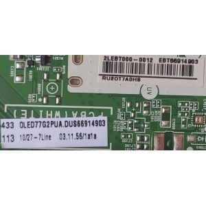 MAIN PARA TV LG / NUMERO DE PARTE EBT66914903 / EAX69787503(1.0) / PANEL AC770AQL WQA1_SR / MODELO OLED77G2PUA.DUSQLJR	